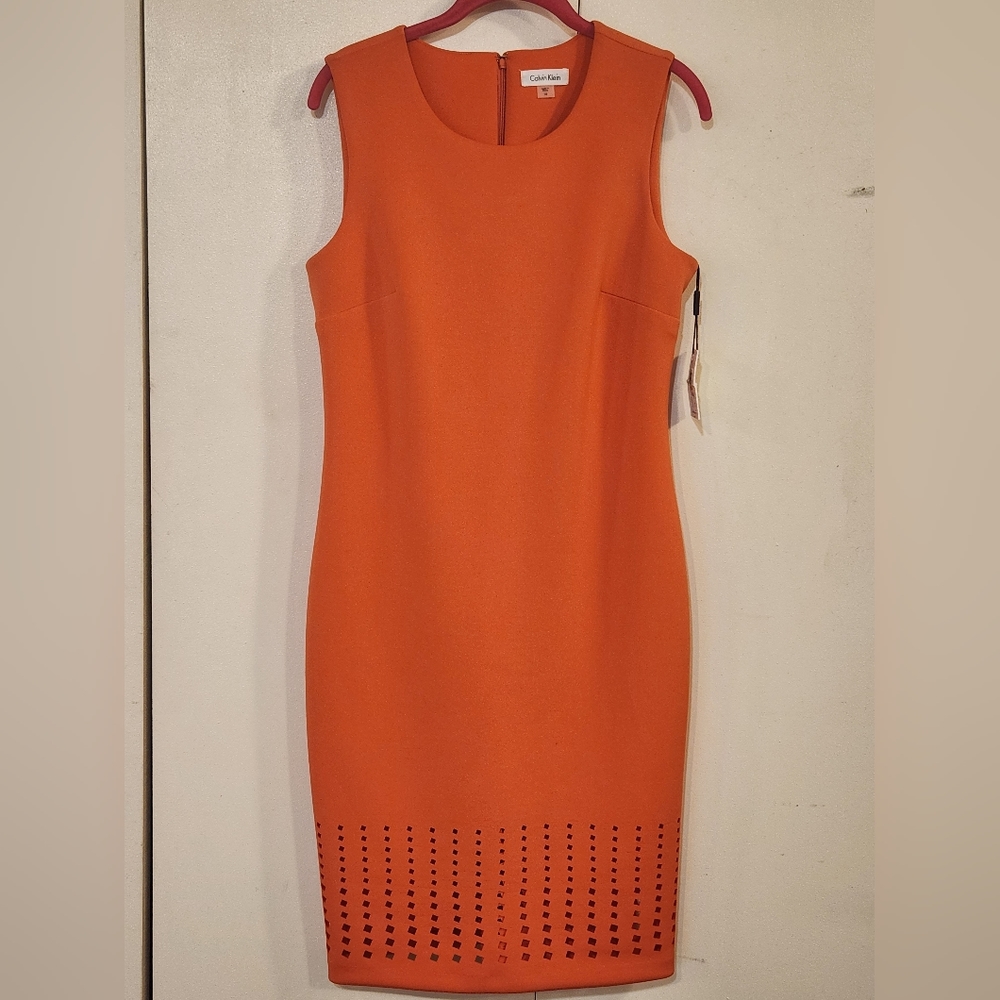 Orange Calvin Klein Dress - 10